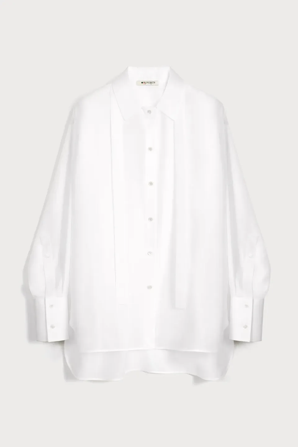 PORTS 1961 No.10 camicia bianca con fiocco