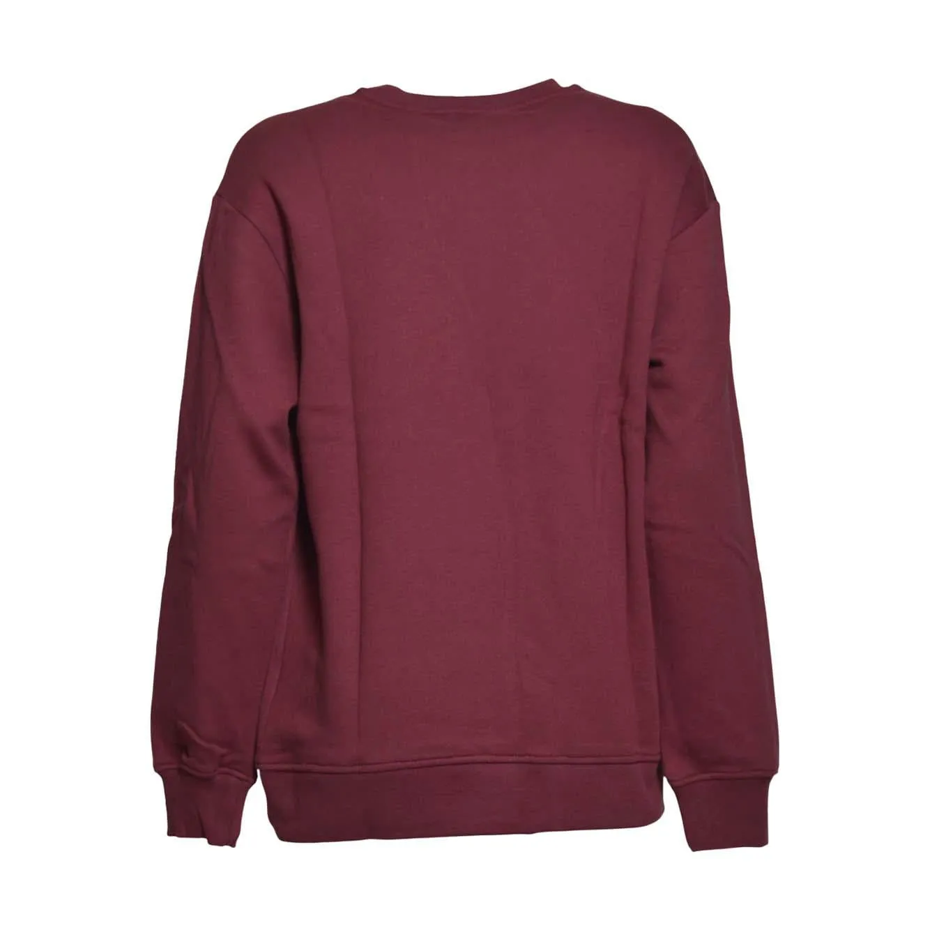 MSGM Junior F5MSJUSW018MS034 felpa bordeaux 12A cotone