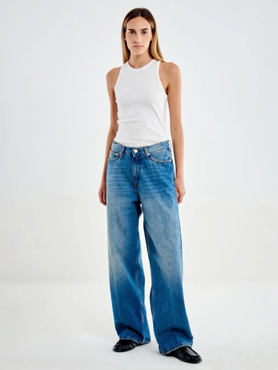 Vicolo Xenobia Wide Leg jeans blu schiarito