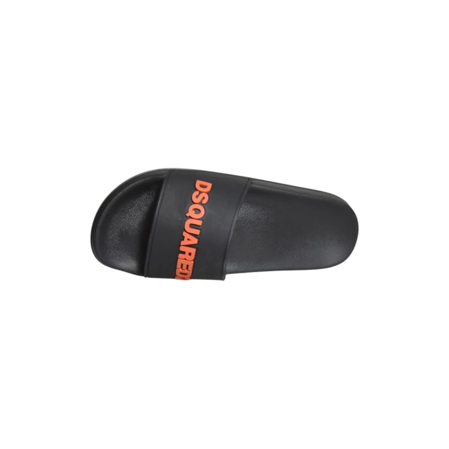 Dsquared2 FSM008517208869 slide ciabatte nero arancione gomma