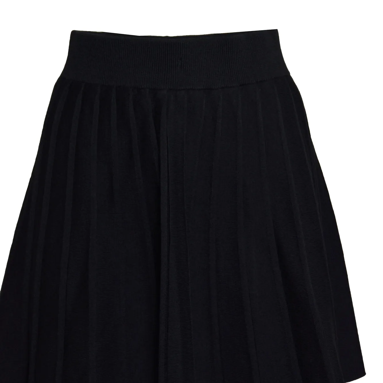 Saint Barth Irina INA0002 gonna nera maglia plissettata