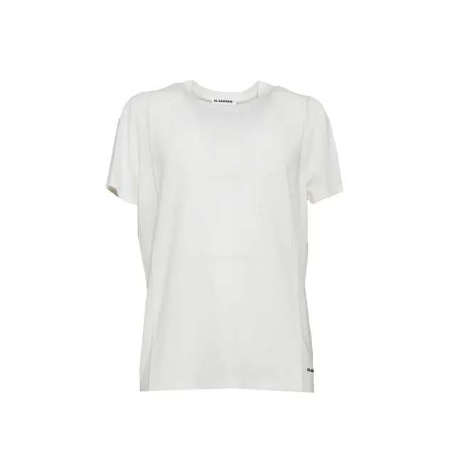 Jil Sander+ J47GC0012J45031 t-shirt bianca cotone