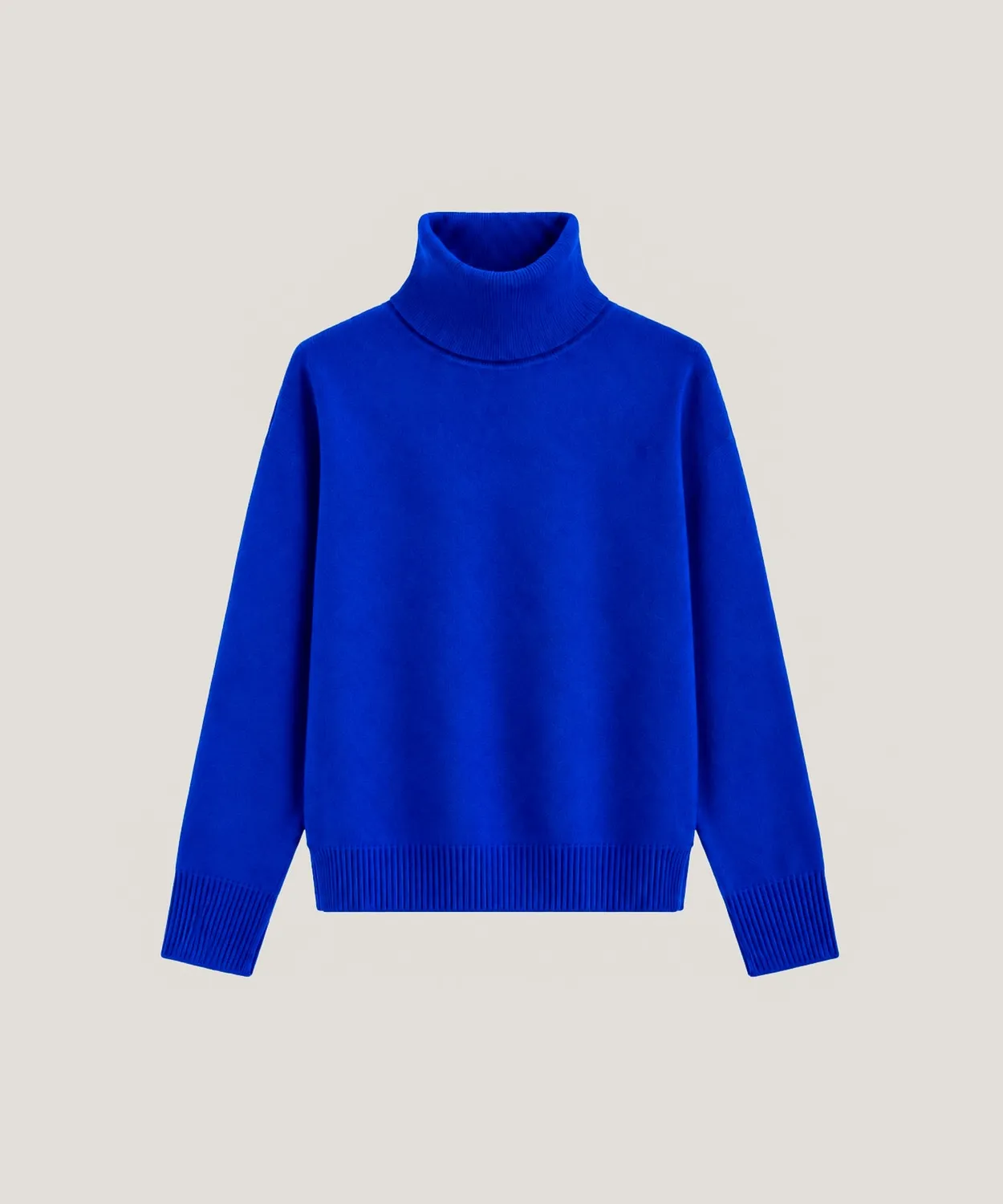 Rodier Maglione dolcevita cashmere maglione oltremare M