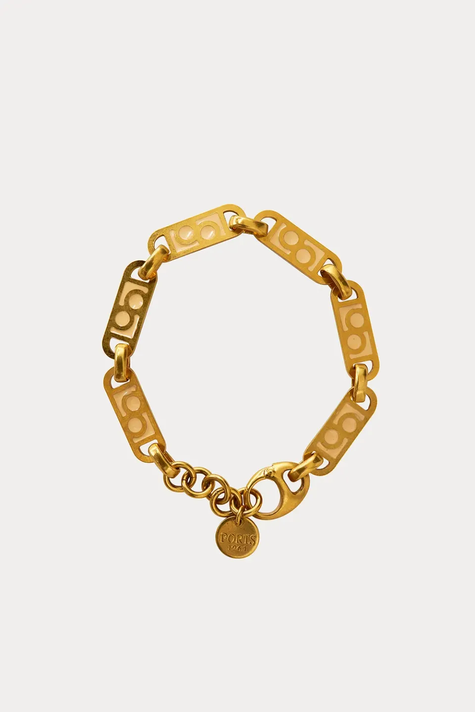 PORTS PW321AJE22 bracciale logo rosa cipria