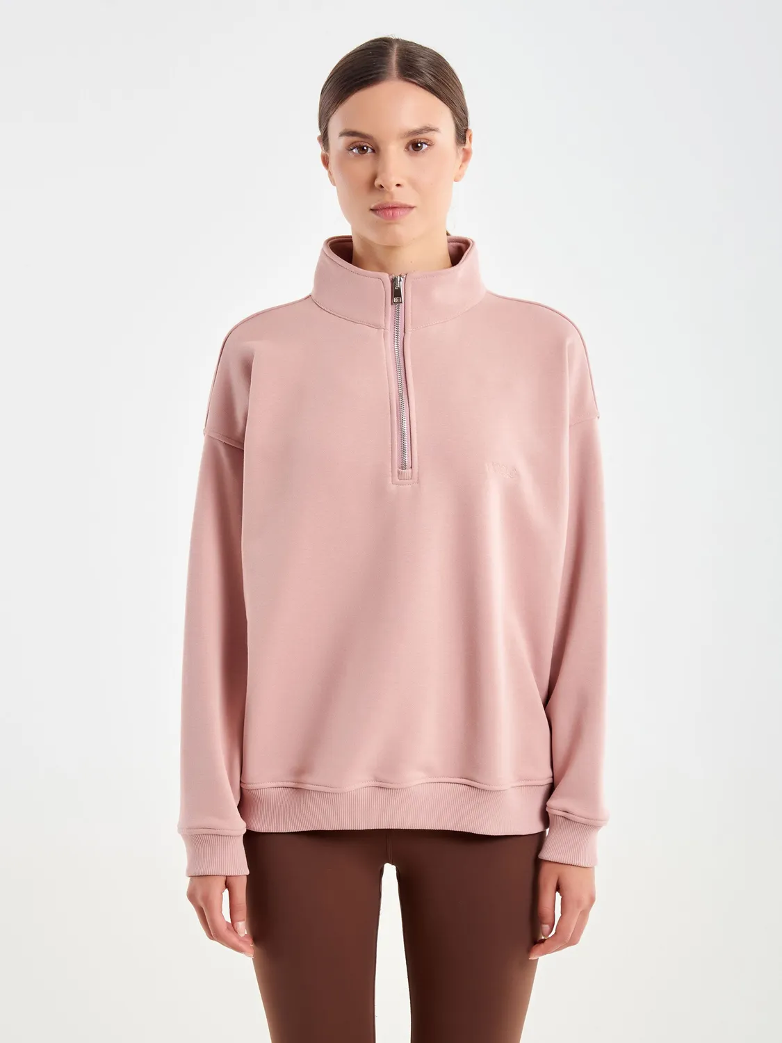 Vicolo Felpa Camionneur Ricamo Blush M cotone