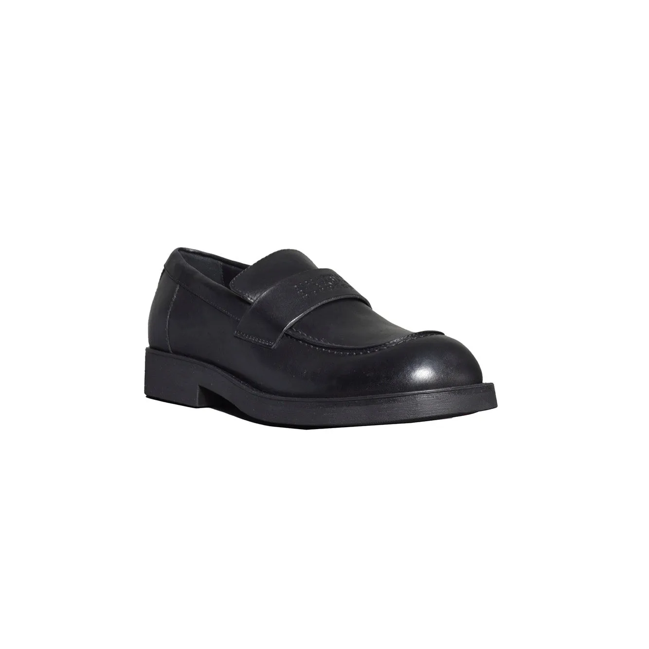 MM6 Maison Margiela SH1WR0006P7431T8013 mocassini uomo nero pelle