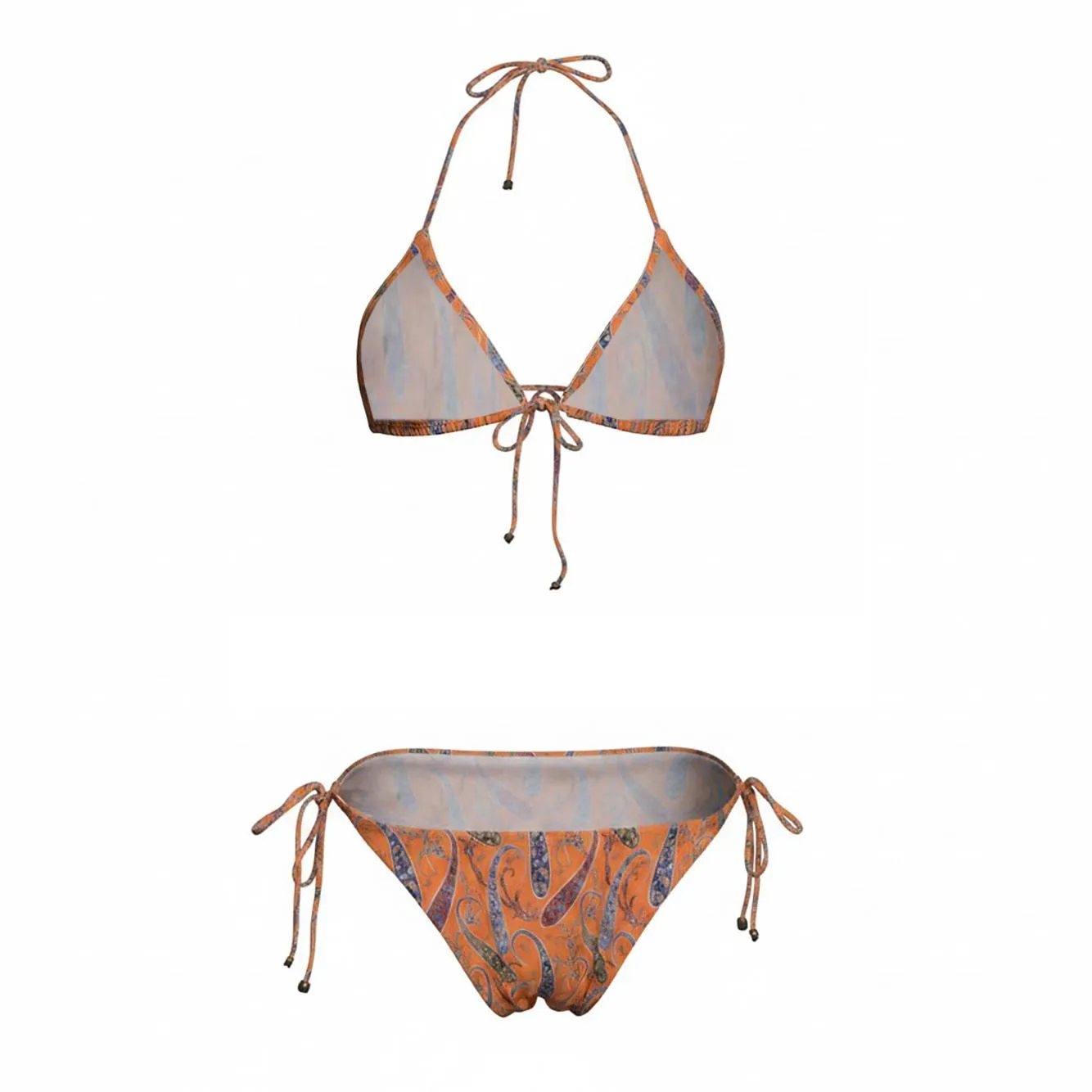 Etro WRPB0008AKH78 Top Bikini Triangolo Multicolour