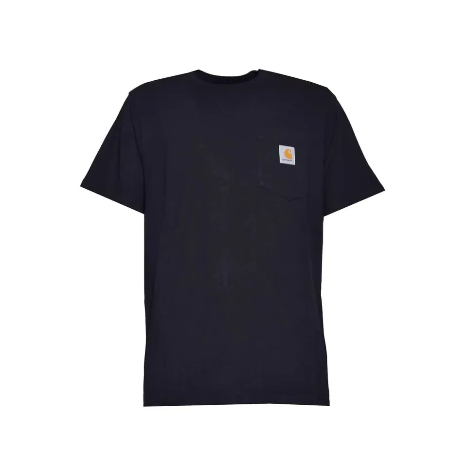 Carhartt Wip I030434 t-shirt nera taschino cotone