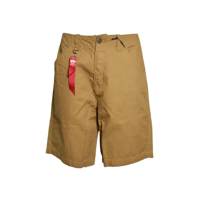 Alpha Industries P41 HBT SS266254 bermuda kaki taglia 32 cotone