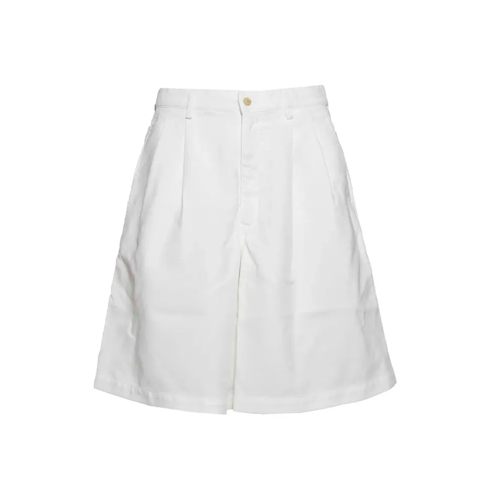 Comme des Garçons Shirt bermuda FMP506S24 bianco S cotone