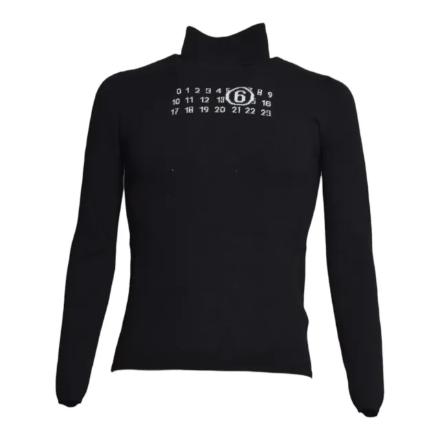 MM6 Maison Margiela M61064MM06QM6900 maglia nera