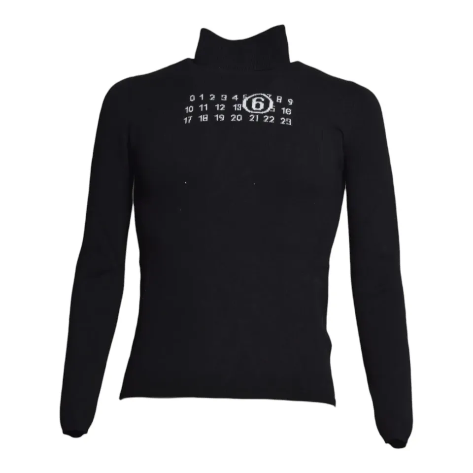 MM6 Maison Margiela M61064MM06QM6900 maglia nera