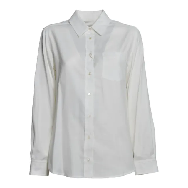 Max Mara Weekend Cobalto Camicia Bianca Donna Cotone