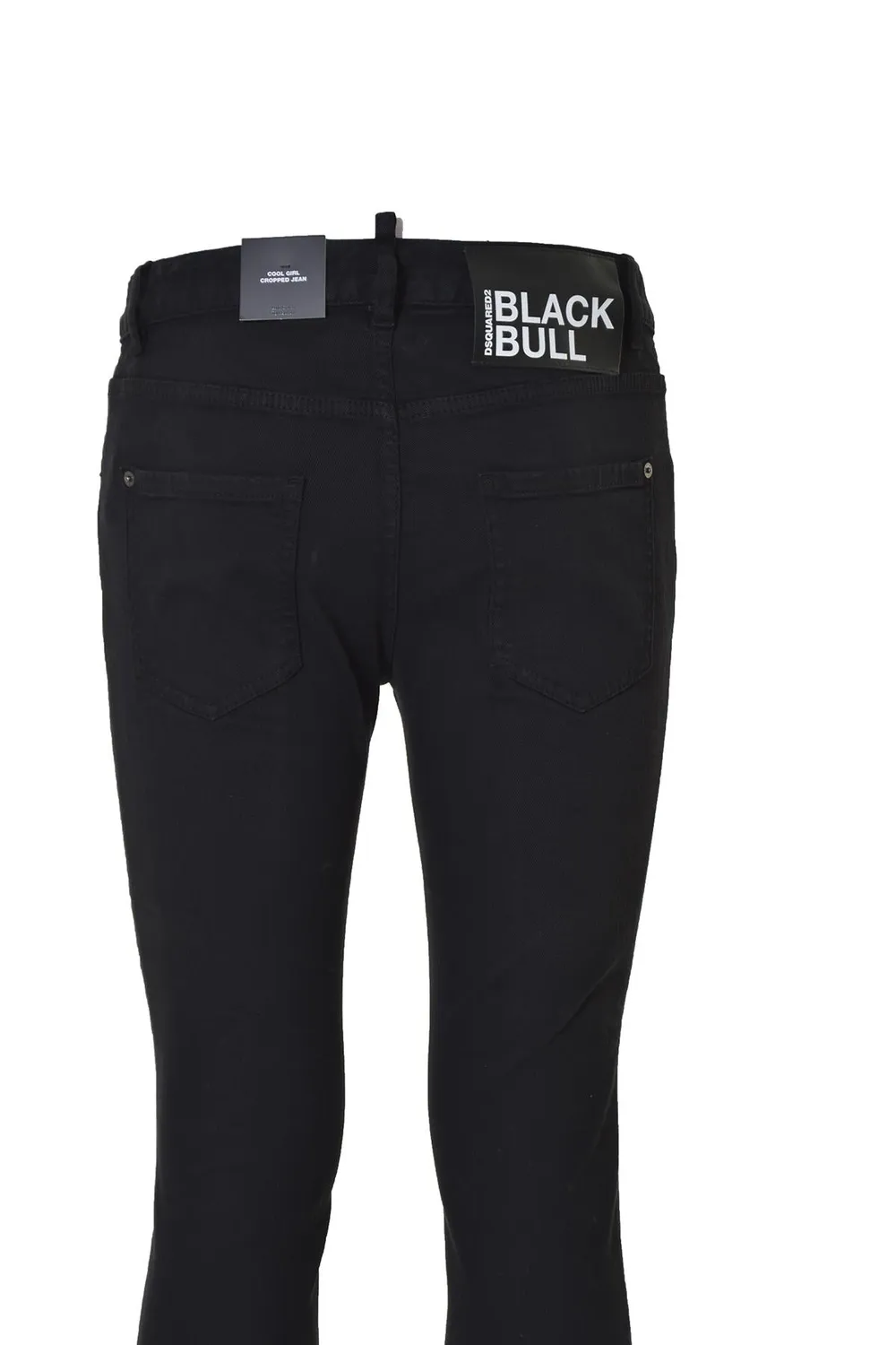 Dsquared2 S75LB0663 jeans cropped nero 38 cotone