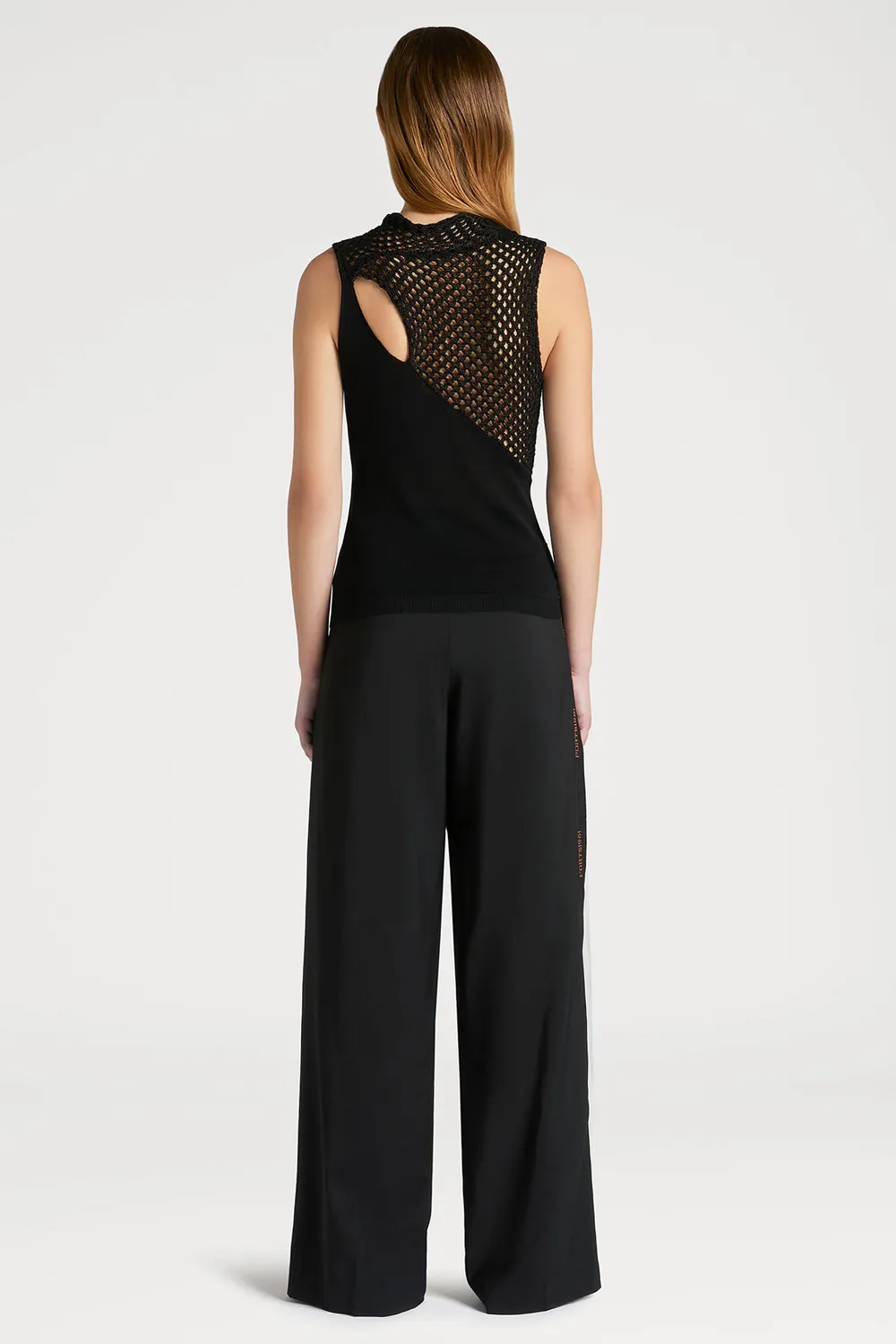 Ports 1961 Symbolizes Weaving Top nero maglia