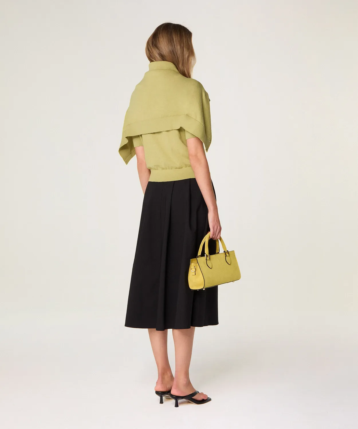 Rodier Twin-Set Cotone Verde Pistacchio Maglia Fine