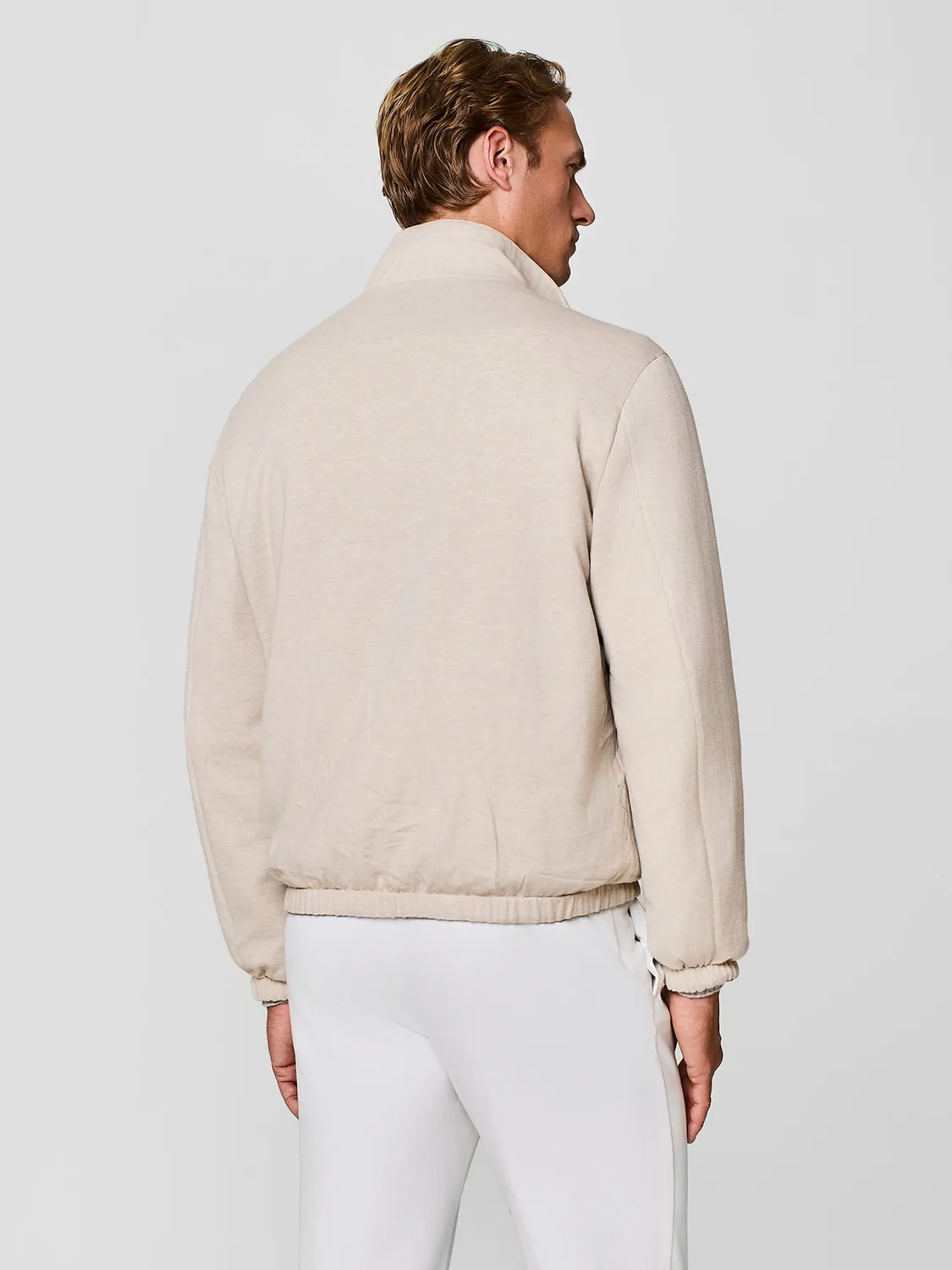 Paul Taylor giubbino reversibile nylon taupe leggero