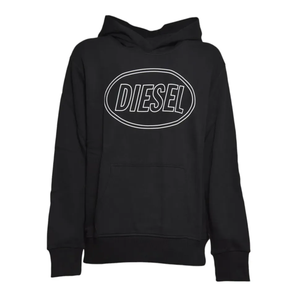 Diesel Junior J026120GEAD felpa ragazzo nera
