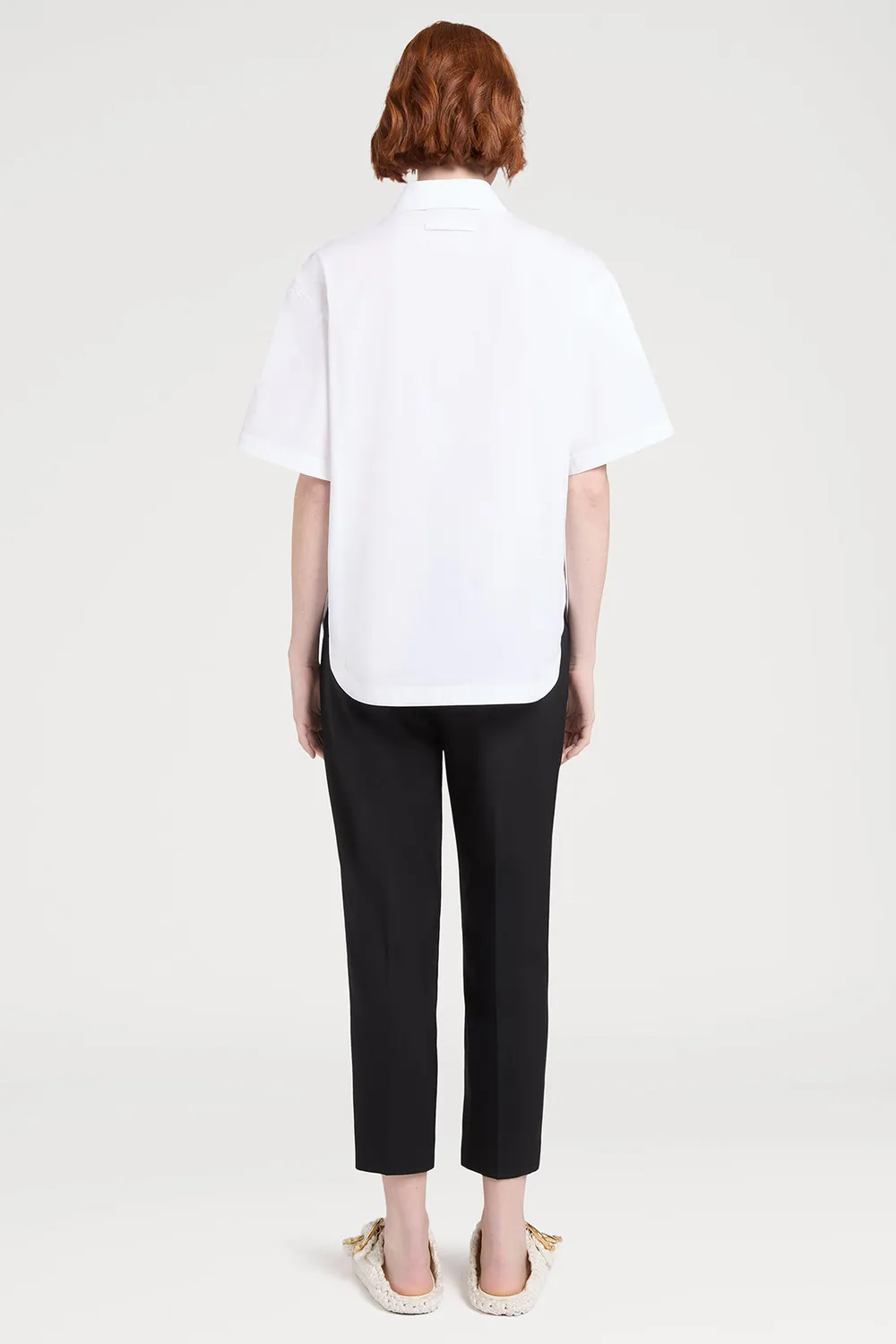 Ports 1961 camicia bianca optic white maniche corte