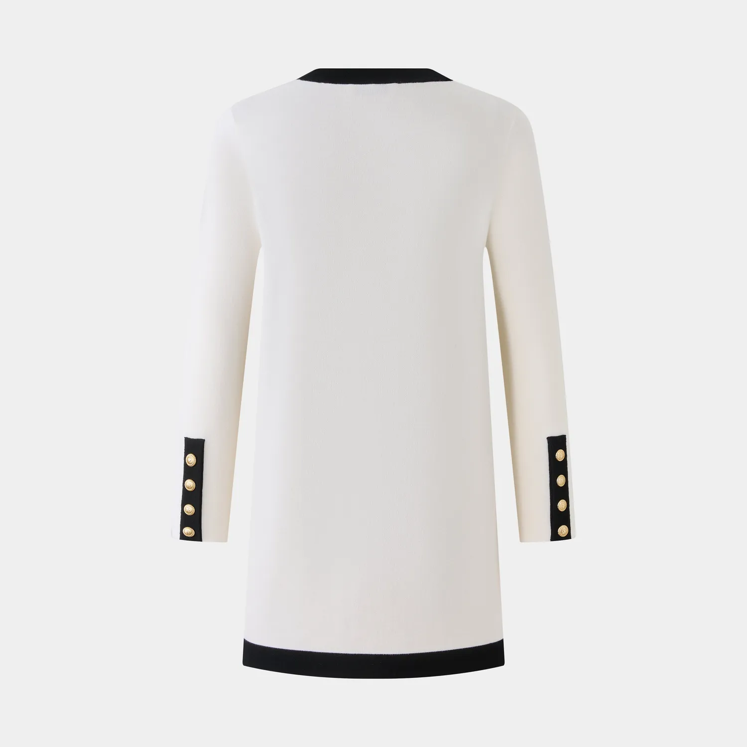 Ports Retro Cardigan cardigan bianco crema stile retro