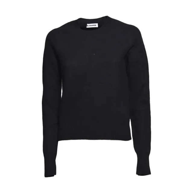 Jil Sander J01GP0103J14603 pullover nero donna