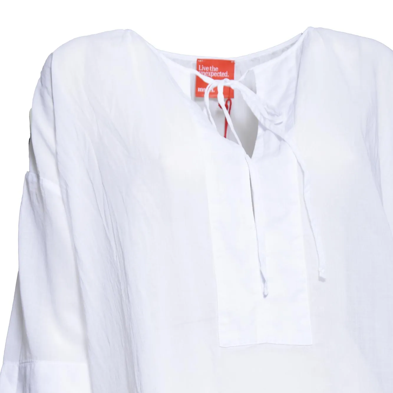 Merci CAM037 blusa bianca in cotone
