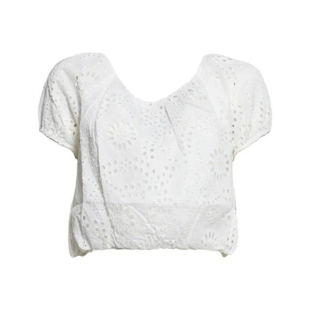 Saint Barth GIA0001 top bambina sangallo bianco cotone