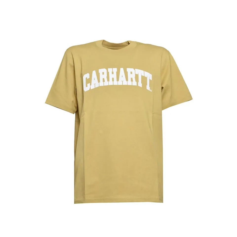 Carhartt Wip University I028990 t-shirt uomo senape cotone
