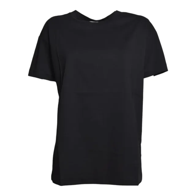 SoloTre M1AB0192A99 t-shirt cotone nero