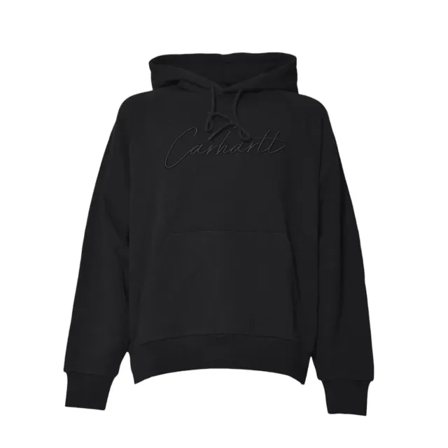 Carhartt Wip I035640 felpa cappuccio nera cotone