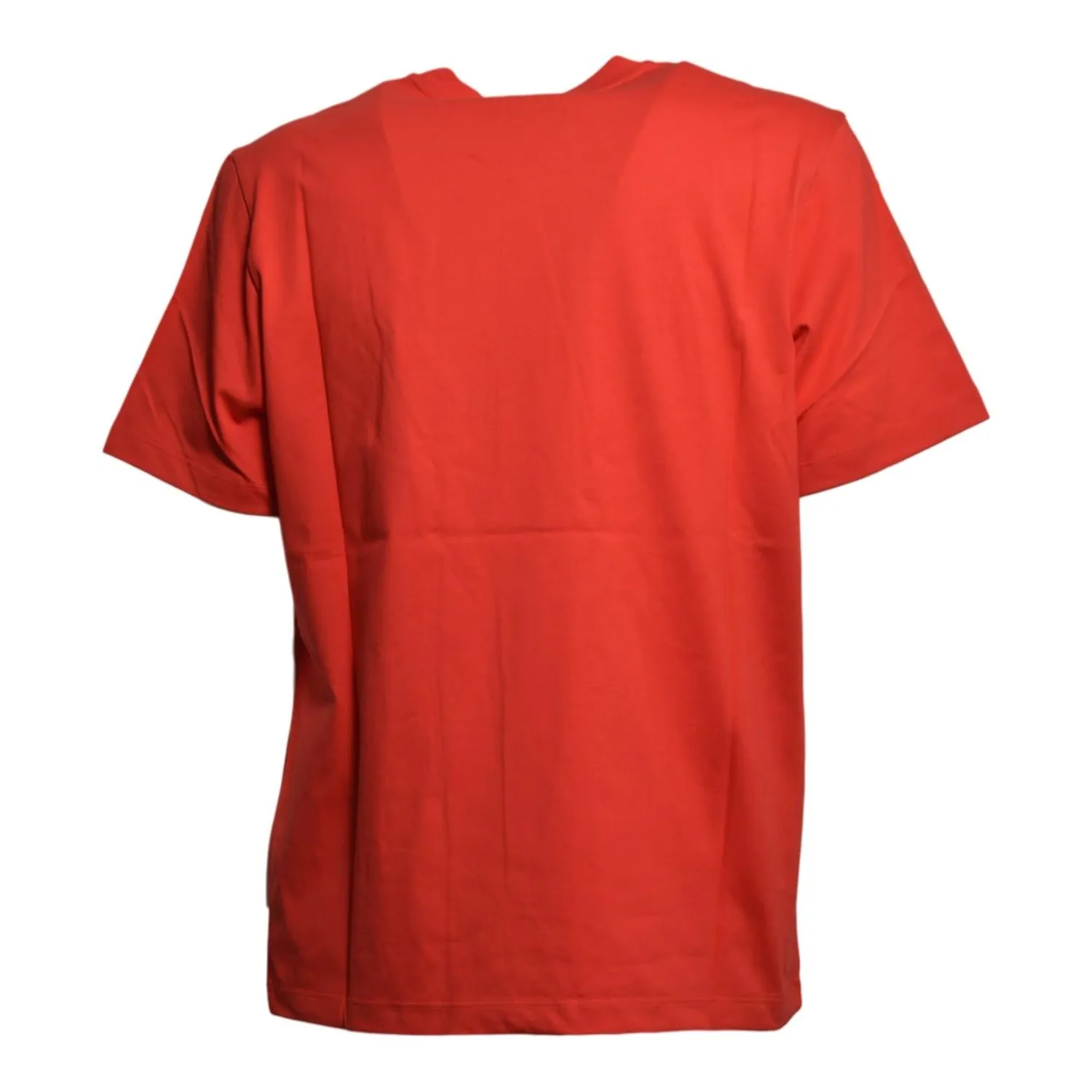 MSGM 3940MM500257798 t-shirt rossa cotone
