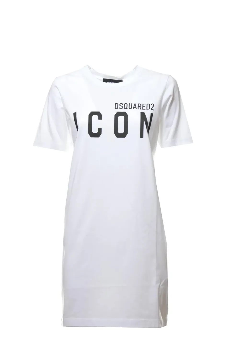 Dsquared2 Icon Renny mini abito bianco cotone XXS