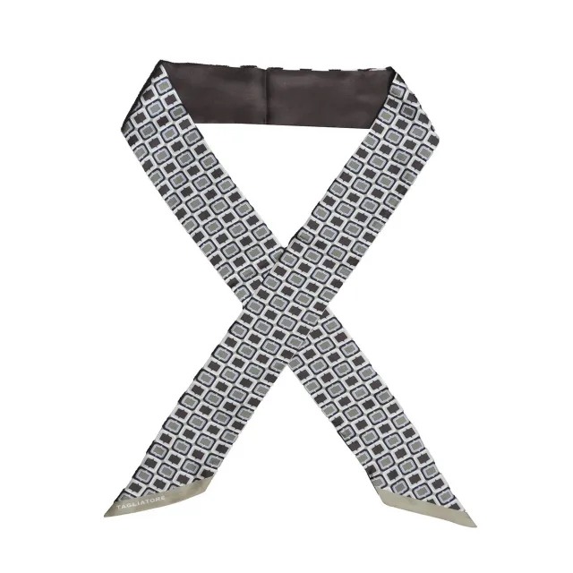 Tagliatore FOULARD8TDNTE260126E343 foulard marrone seta