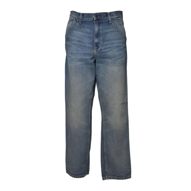 Carhartt WIP Single Knee I032024 jeans uomo denim blu