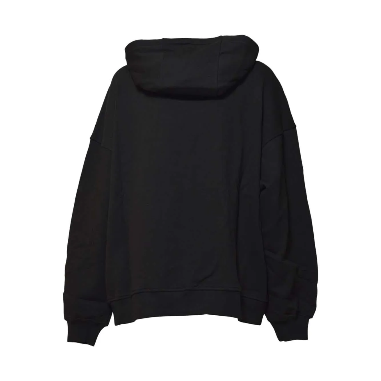 Fiorucci W02FPSHO092CJ05 felpa nera cappuccio cotone