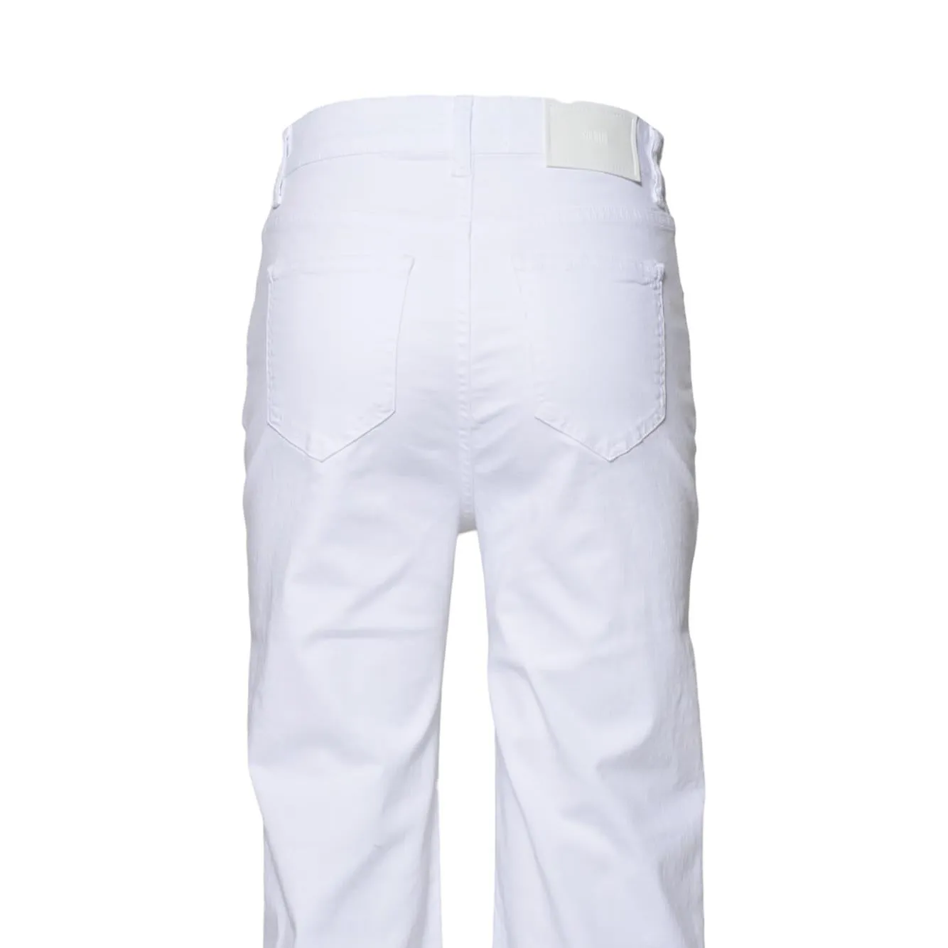 Solotre M1D0203A01 jeans bianco donna cotone elasticizzato