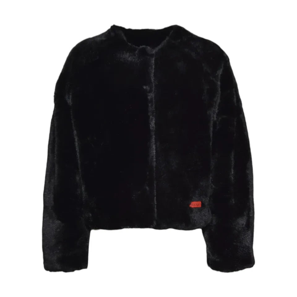 Max&Co Junior MX0371MX01S pelliccia sintetica nero