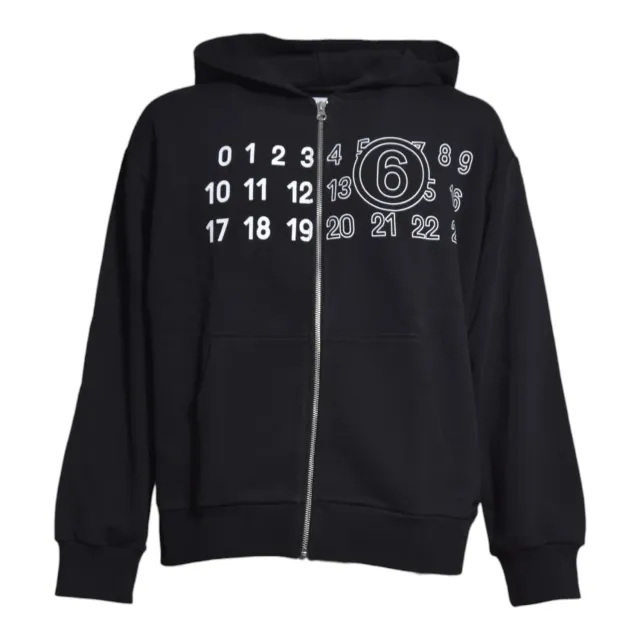 MM6 Maison Margiela Junior M61115MM02XM6900 felpa nero