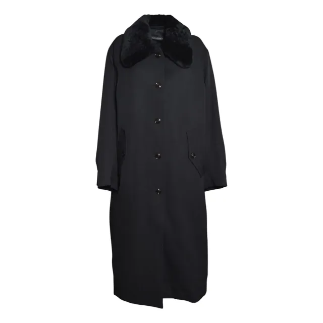 Our Legacy W4261TCB Tundra cappotto nero 34 gabardine