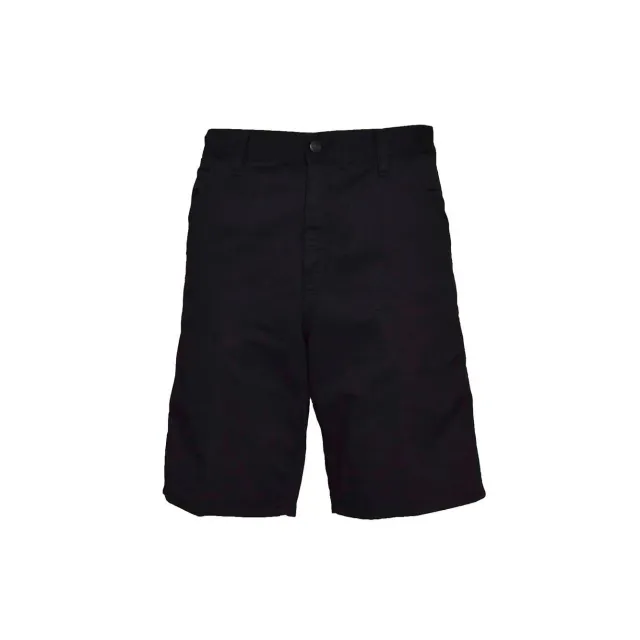 Carhartt WIP I031504 bermuda uomo nero cotone relaxed