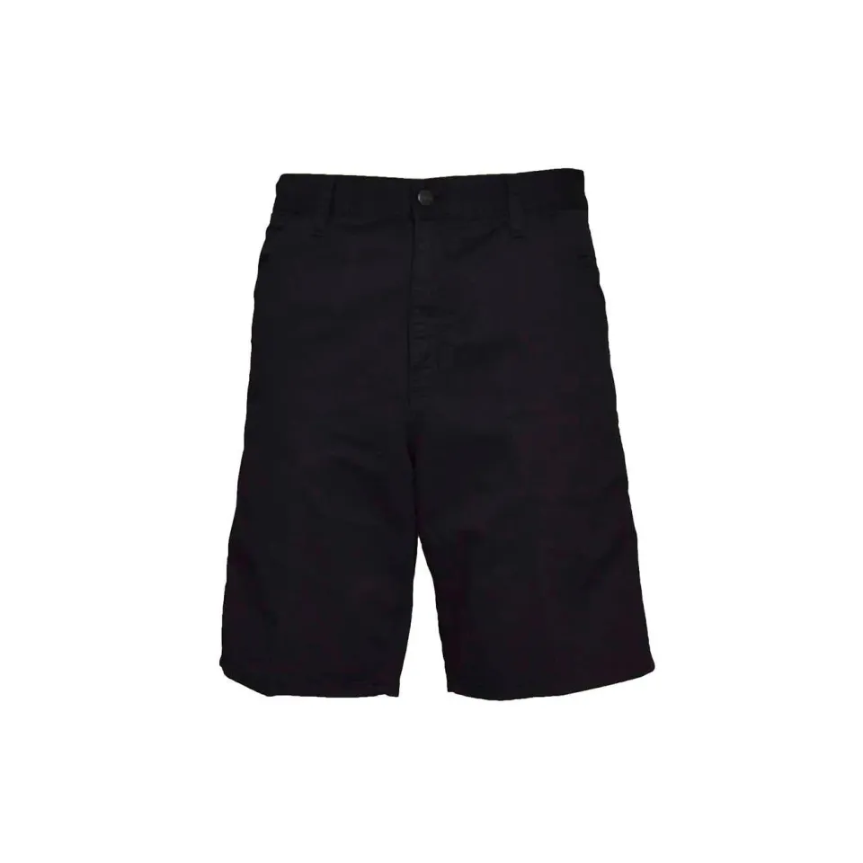 Carhartt WIP I031504 bermuda uomo nero cotone relaxed
