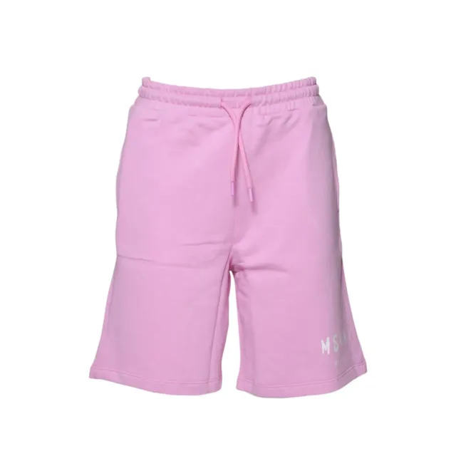 MSGM Junior S5MSJUBE070 bermuda bambino rosa cotone