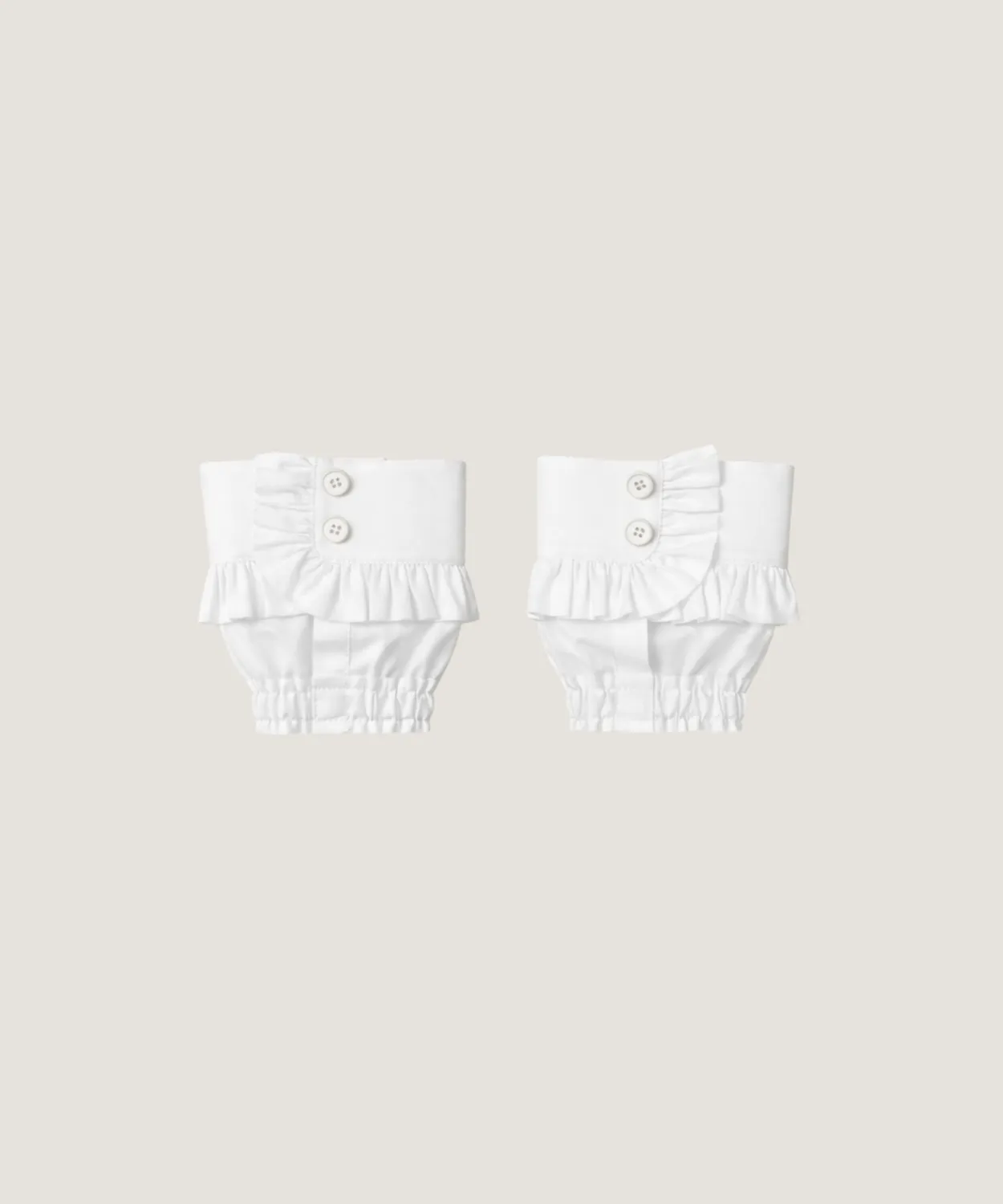 Rodier Set Colletto Polsini Camicia Bianco S-XL