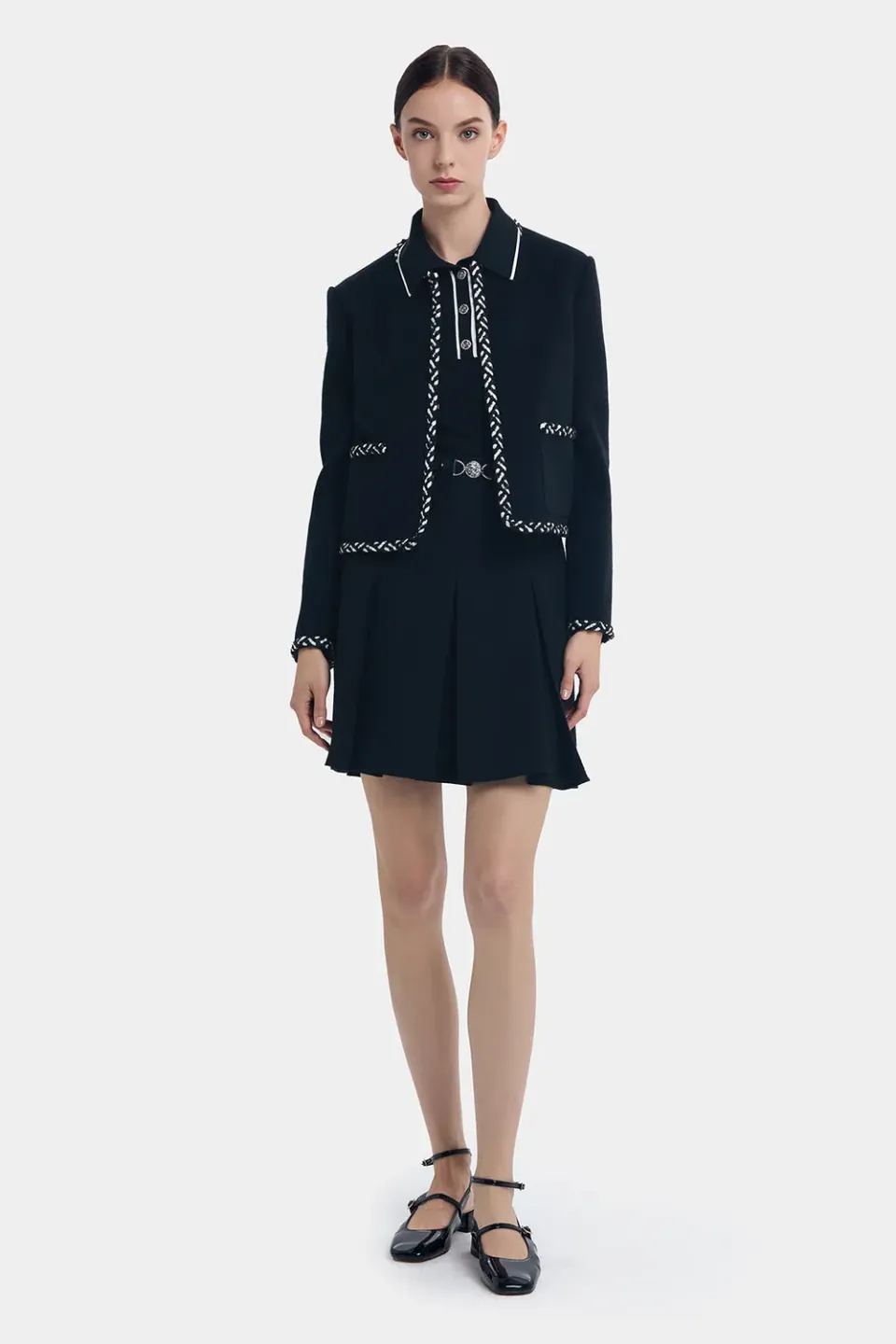 Ports Cappotto Lana Cashmere Rifiniture nero