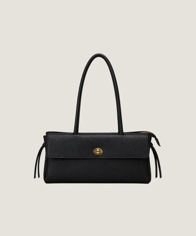 Rodier Vivienne Borsa Baguette Pelle Nero Taglia Unica