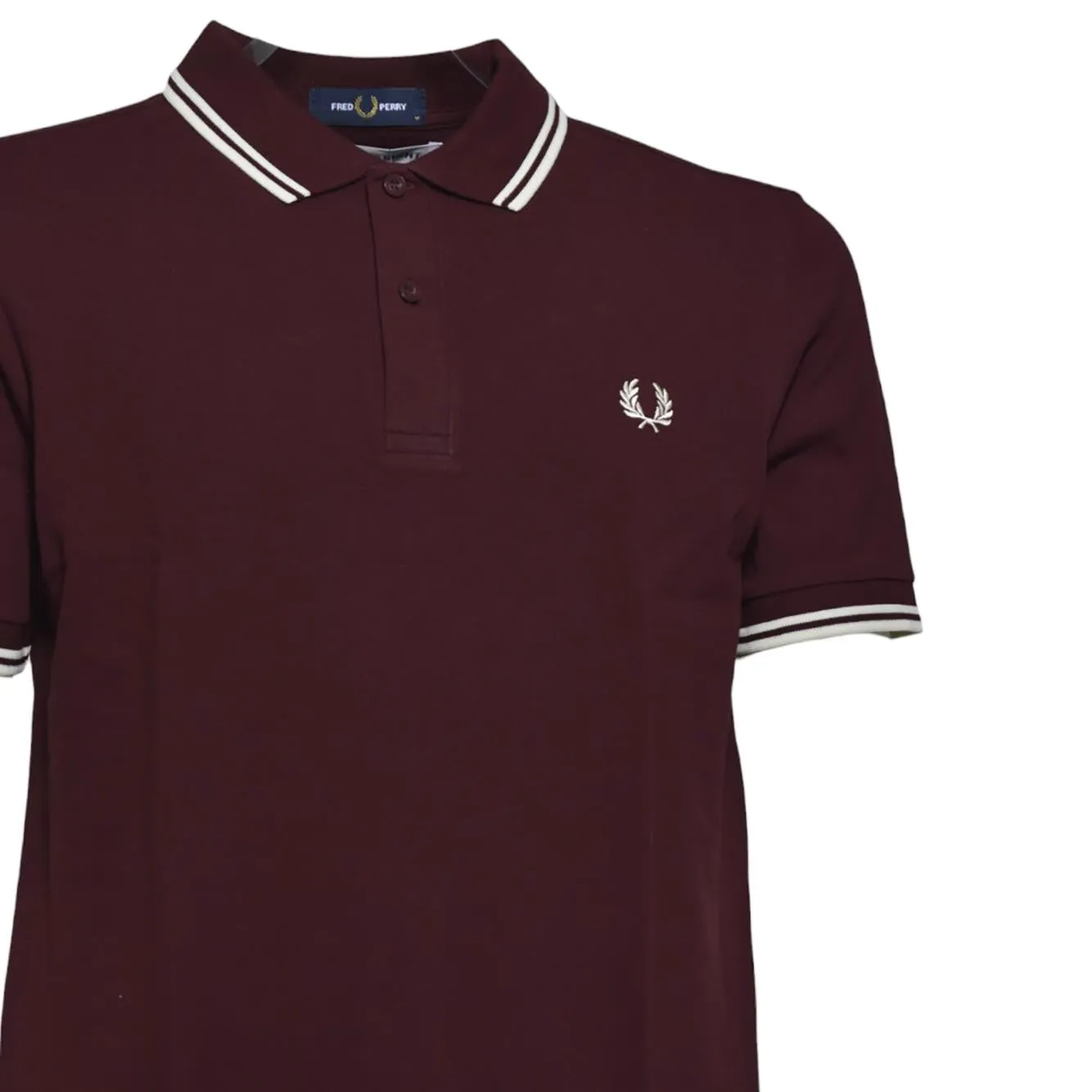 Comme des Garçons Shirt FNT502BW24 polo bordeaux cotone
