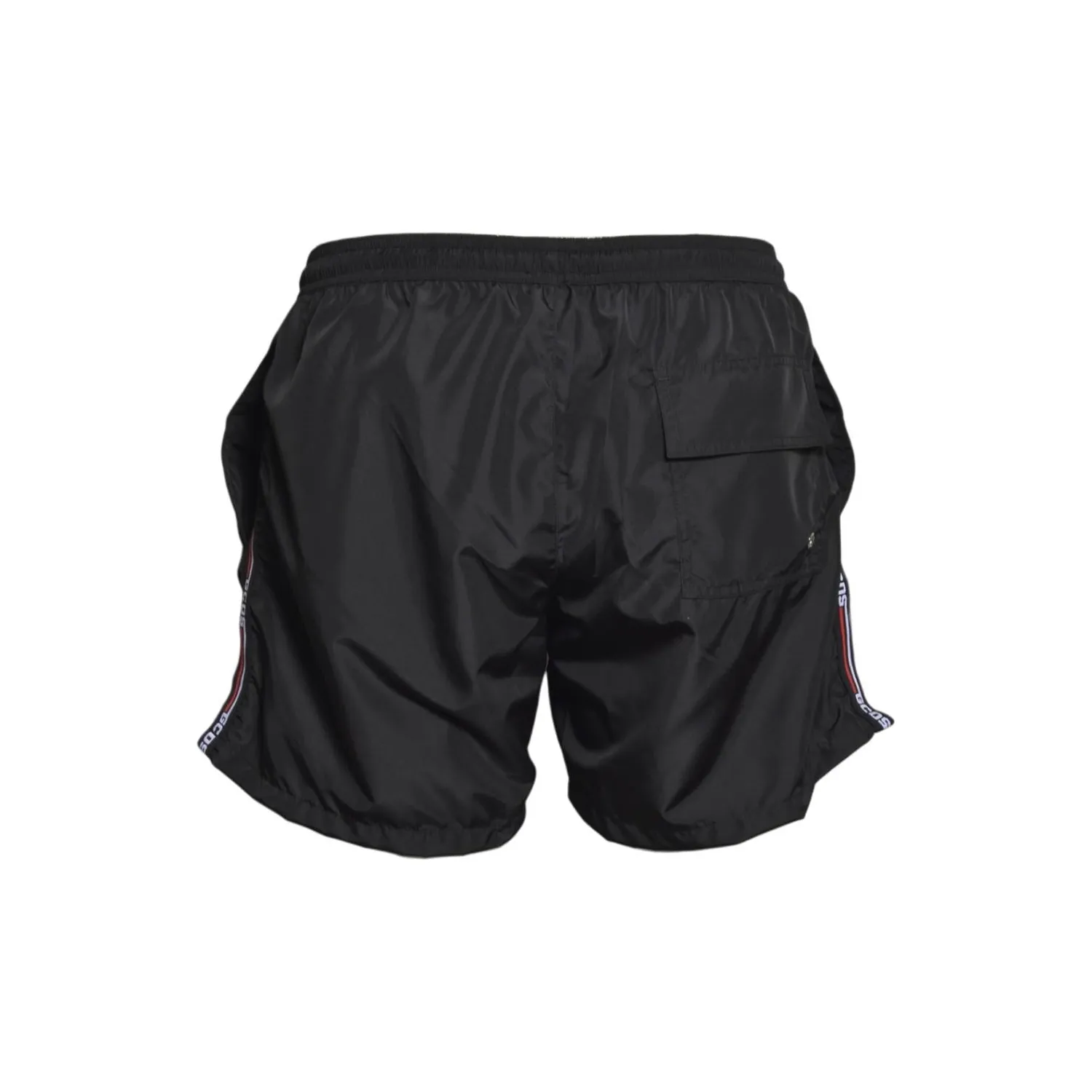 Gcds C1MEQS244T016 costume mare nero logo