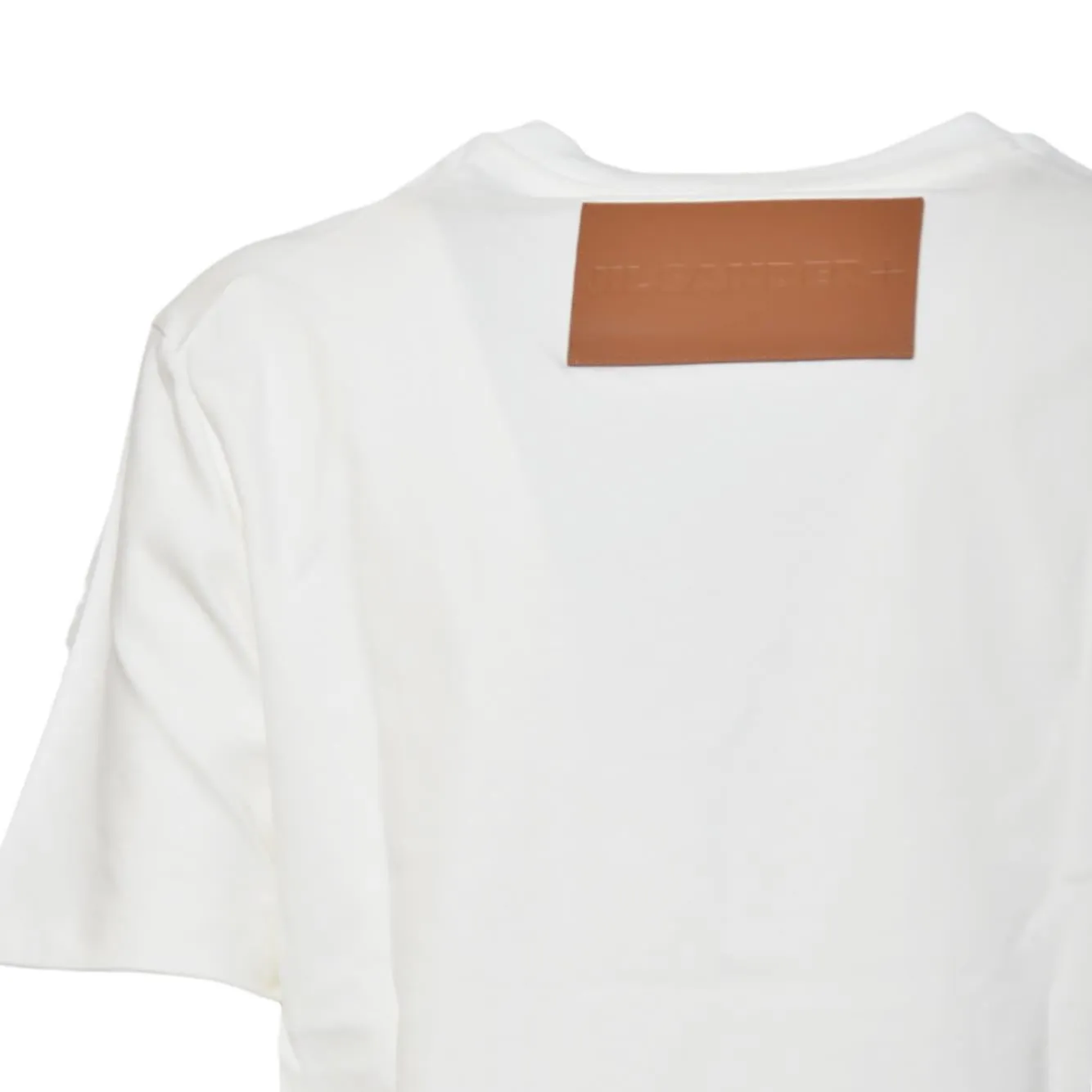 Jil Sander J40GC0142J20103 t-shirt panna donna cotone