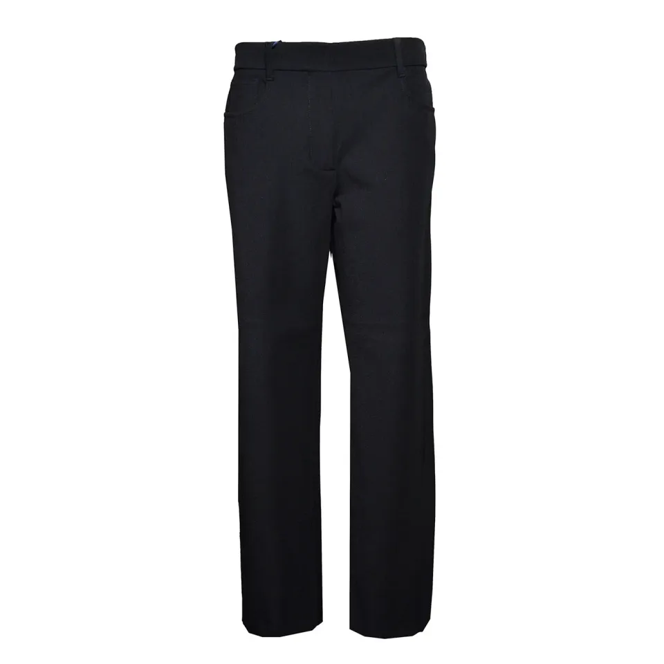 S Max Mara Gela pantalone nero cotone poliammide