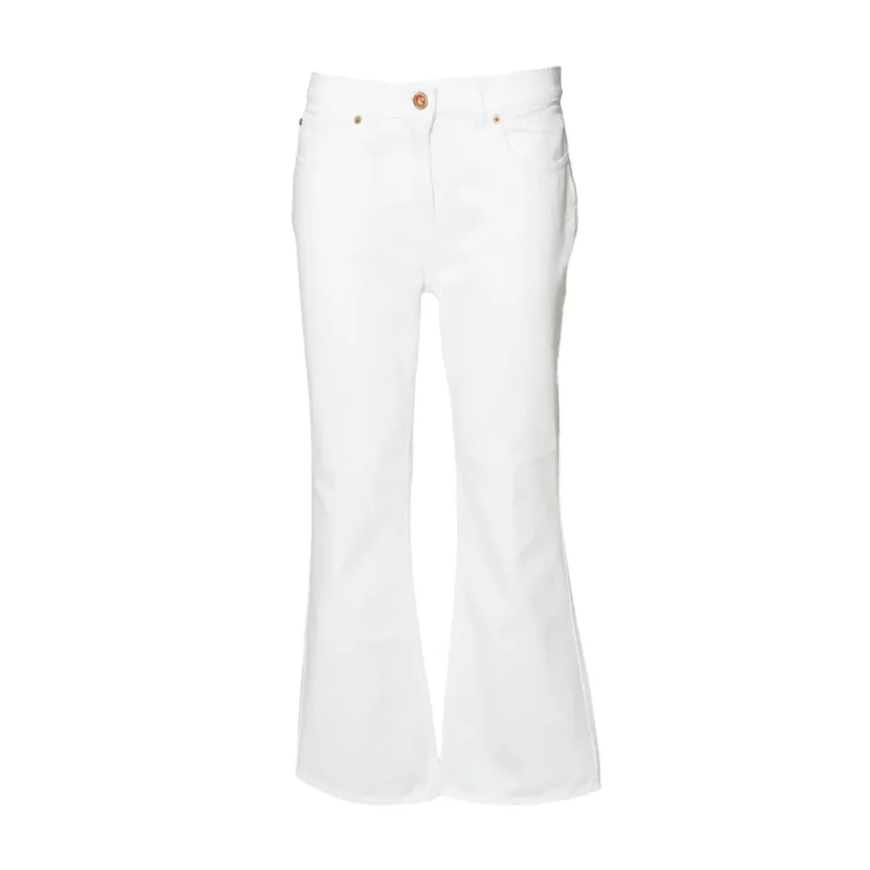 Aspesi G0179L054 pantalone denim bianco cotone